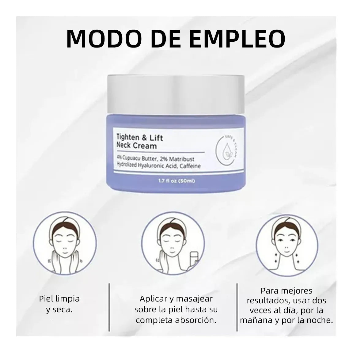 Rejuveneck Glow - Crema antienvejecimiento