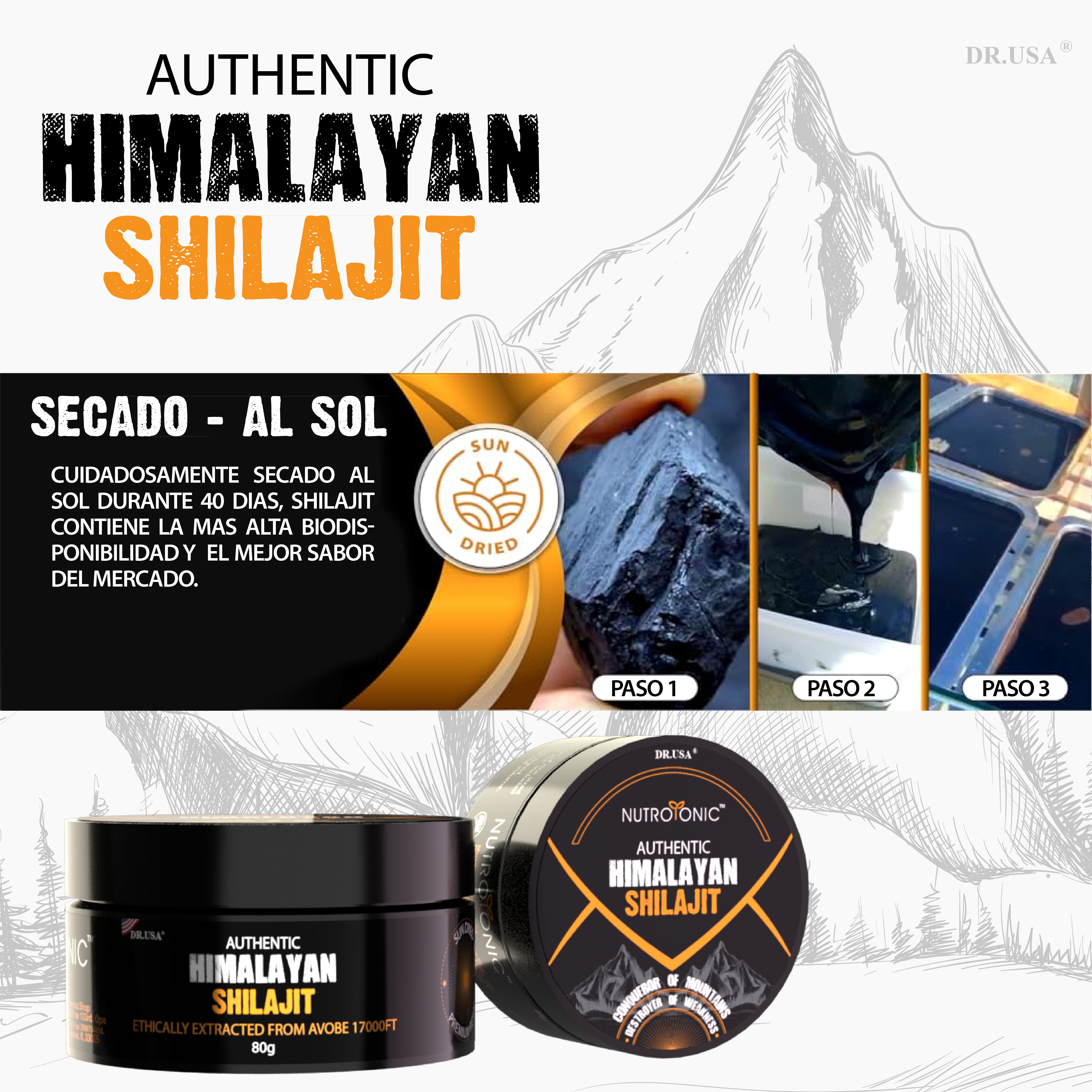 ShilaGold™ – Resina Vital del Himalaya