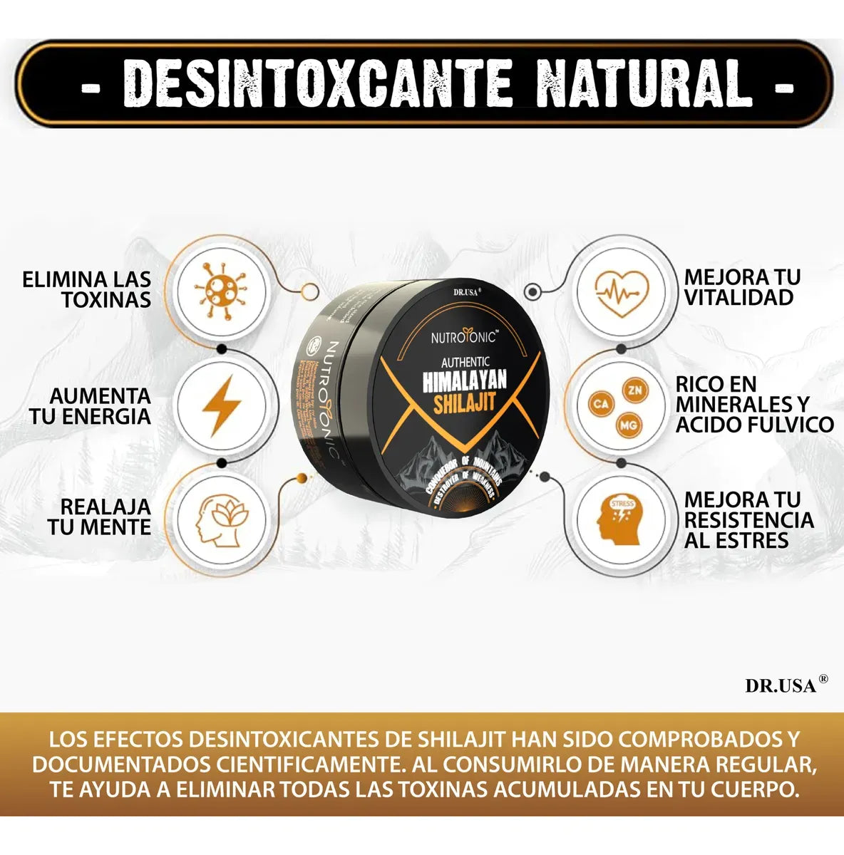 ShilaGold™ – Resina Vital del Himalaya