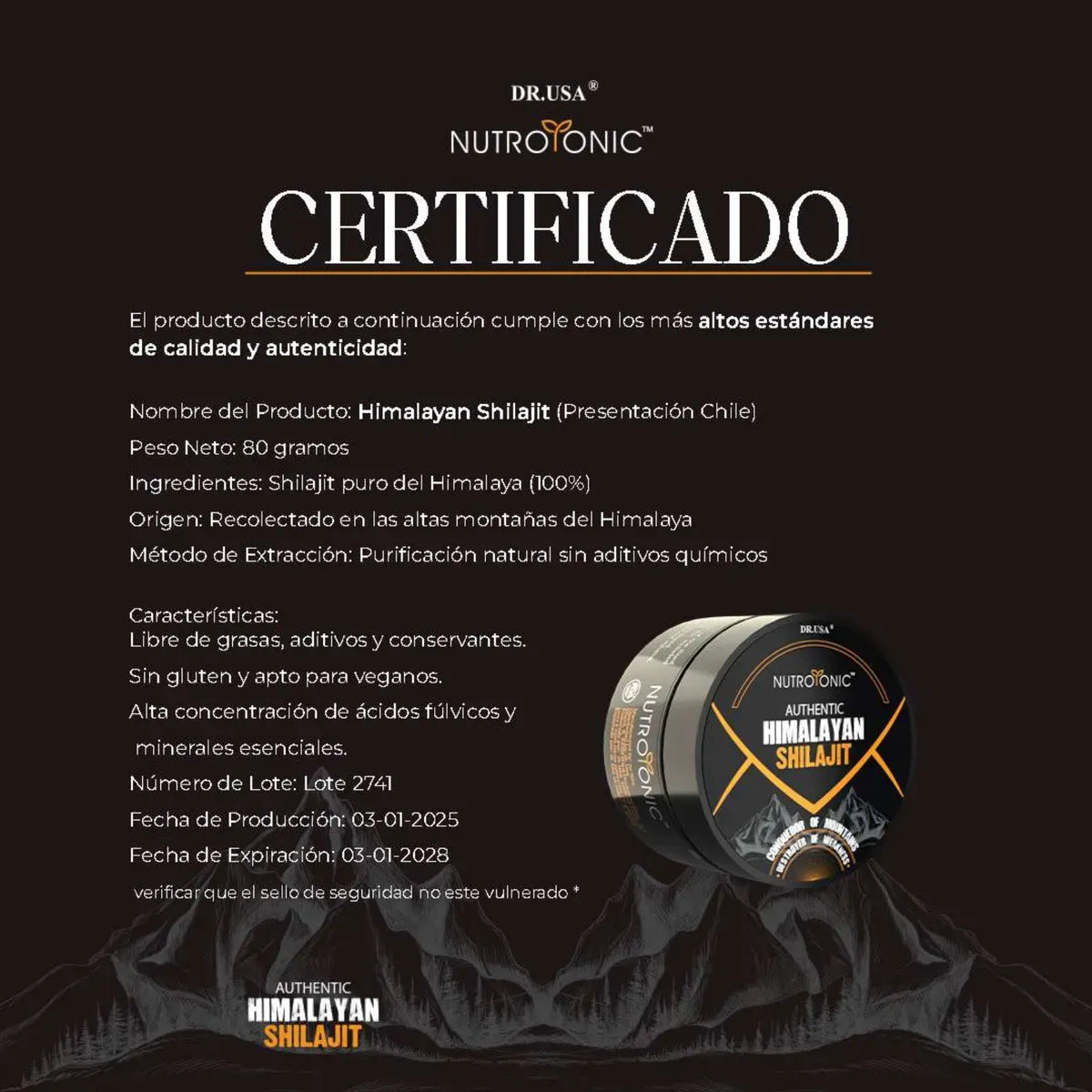 ShilaGold™ – Resina Vital del Himalaya