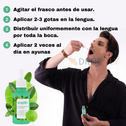 Breatify Fresh Drops™ – Gotas Naturales contra el Mal Aliento