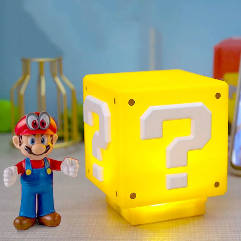 Lámpara Cubo Mario Bros