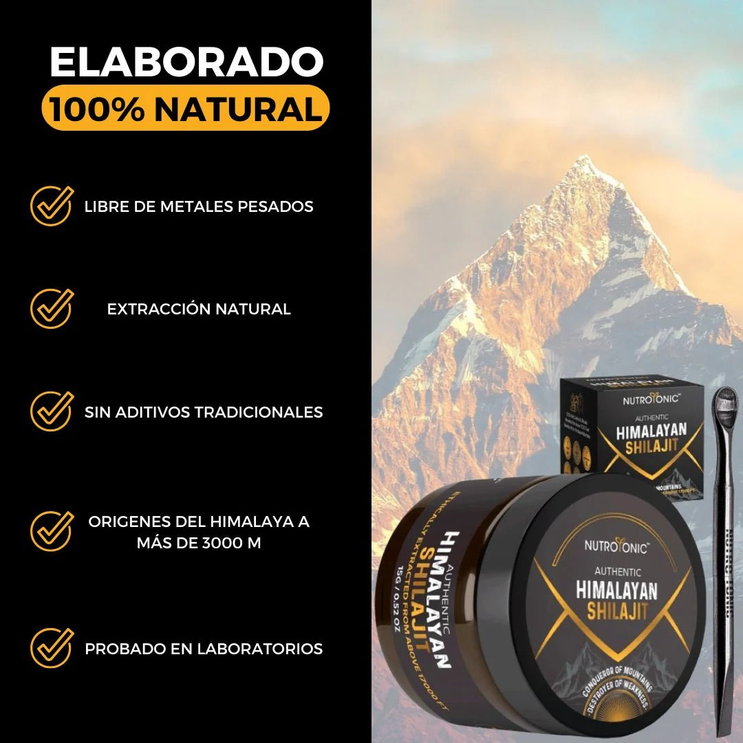 ShilaGold™ – Resina Vital del Himalaya