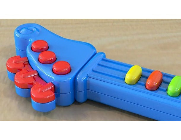 MiniRockStar 🎸: Guitarra Infantil con Sonido, Luces y Micrófono
