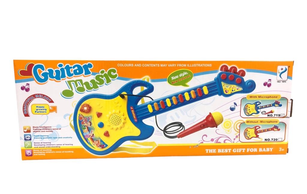 MiniRockStar 🎸: Guitarra Infantil con Sonido, Luces y Micrófono